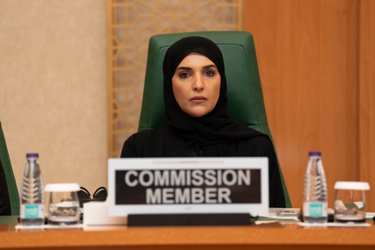 Chairperson of the National Human Rights Committee (NHRC) and a member of the Independent Permanent Human Rights Commission (IPHRC) of the Organization of Islamic Cooperation (OIC), HE Maryam bint Abdullah Al Attiyah