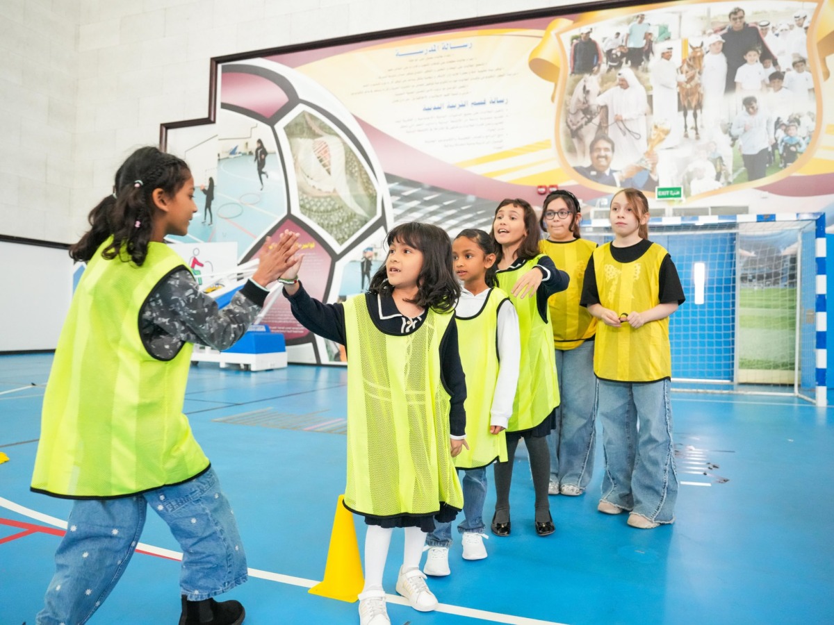 Children during the camp. 