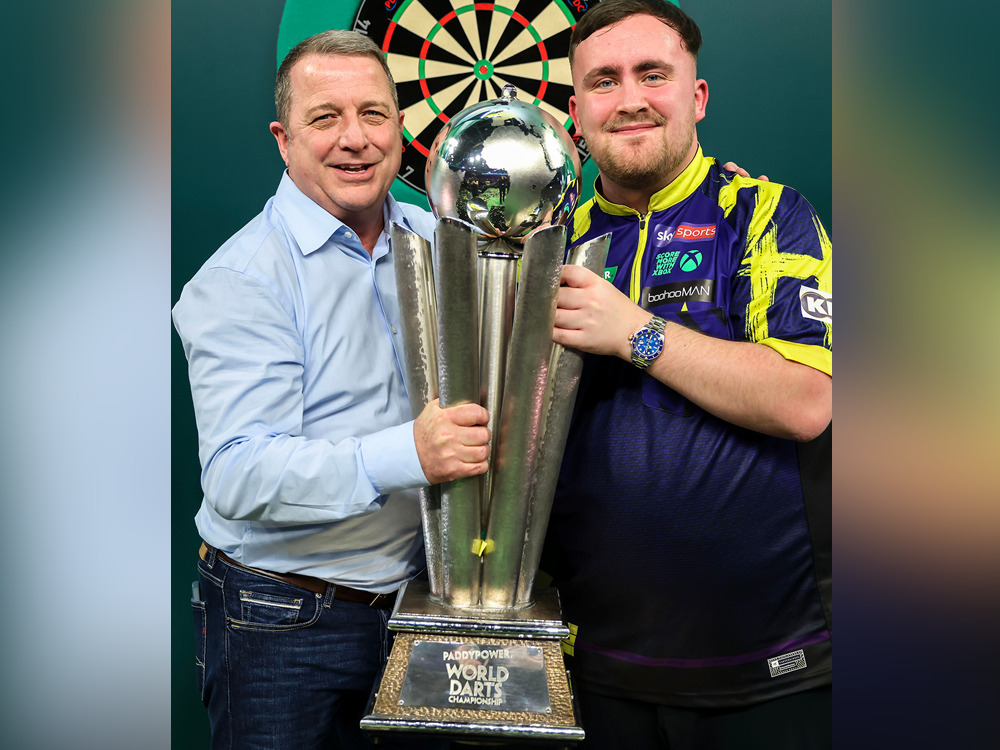 Pic taken from Luke Littler's official X profile.