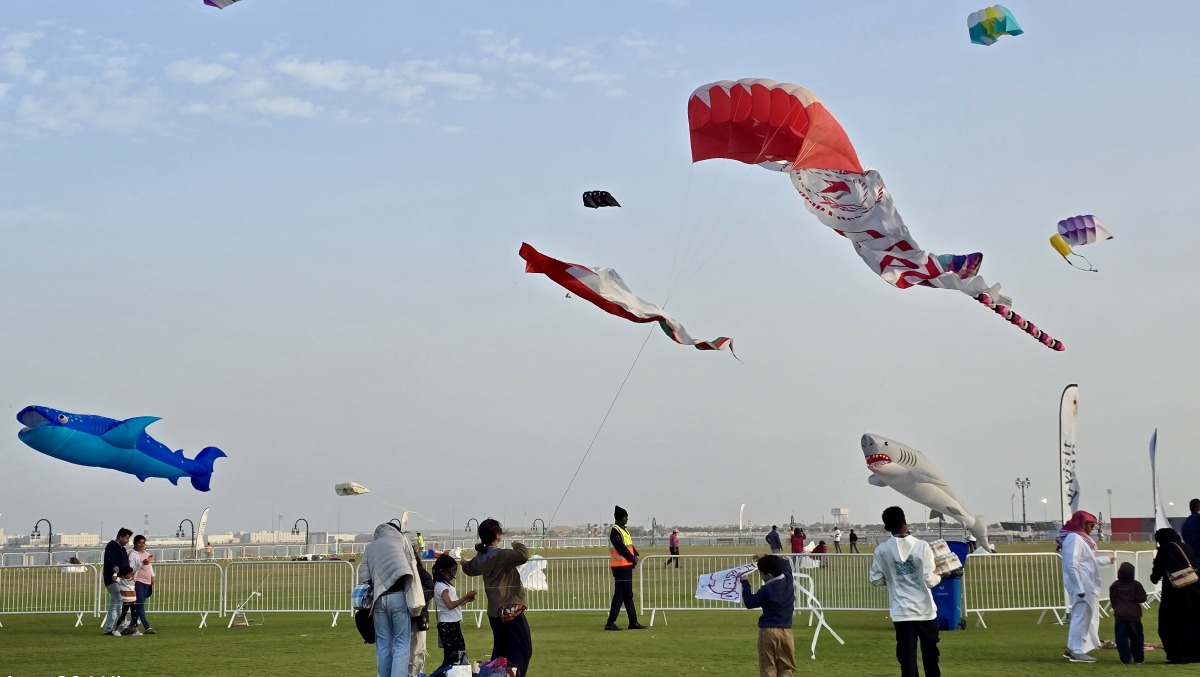 Photos of the Qatar Kite Festival at Old Doha Port on January 15, 2026 ( Hana Ramadan / The Peninsula)