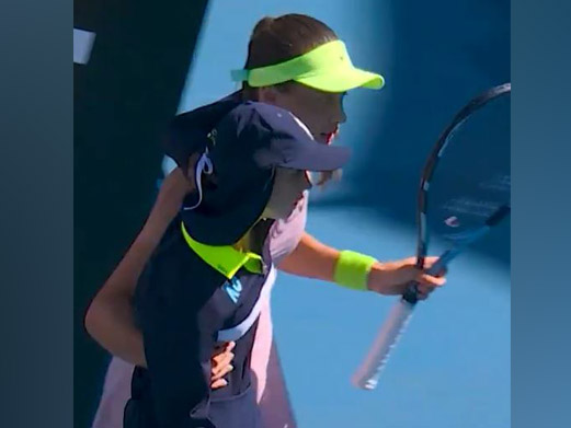 Screen grab of a video of shared by tntsports on X