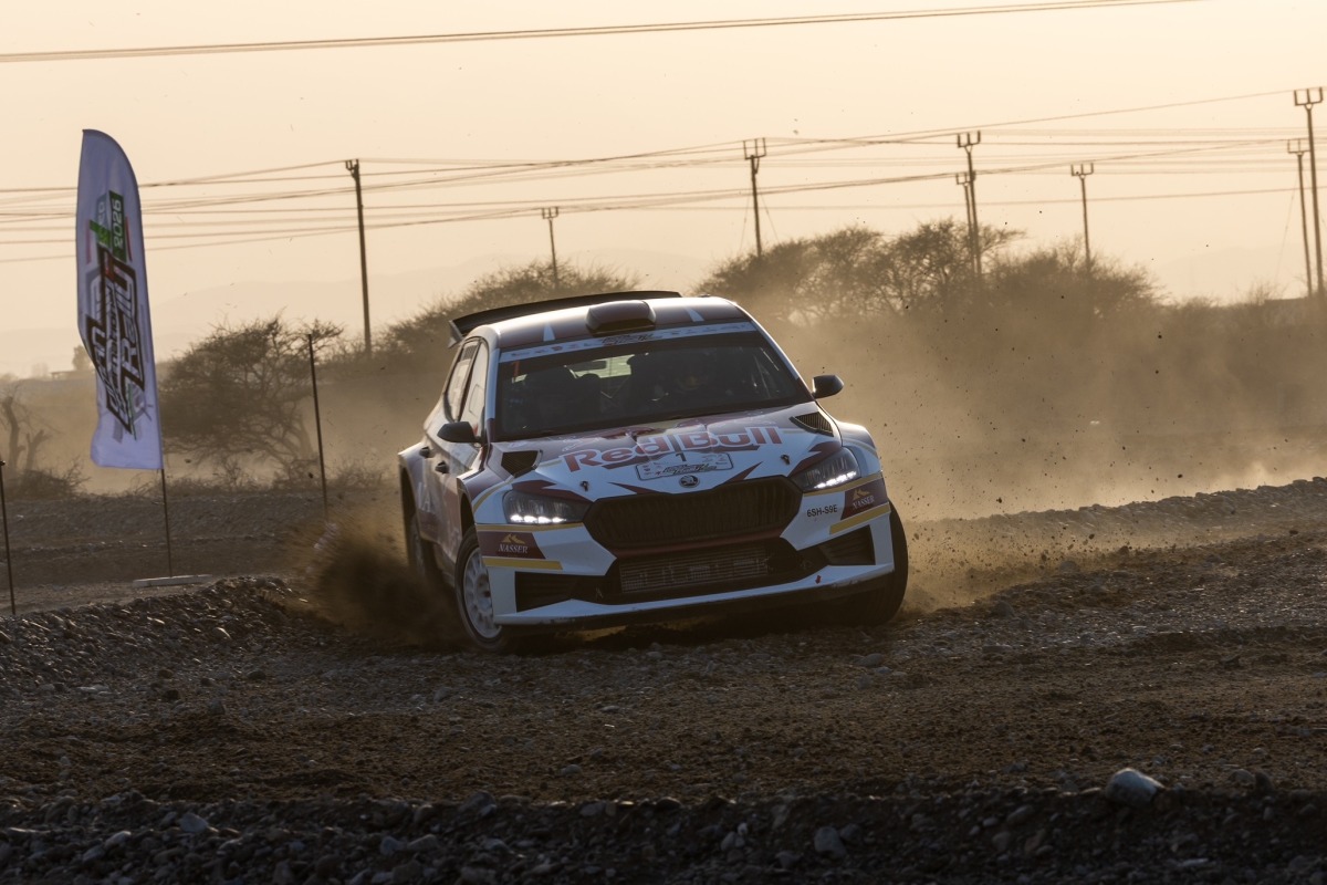 Nasser Saleh Al Attiyah and co-driver Candido Carrera won the opening Sohar super special stage.