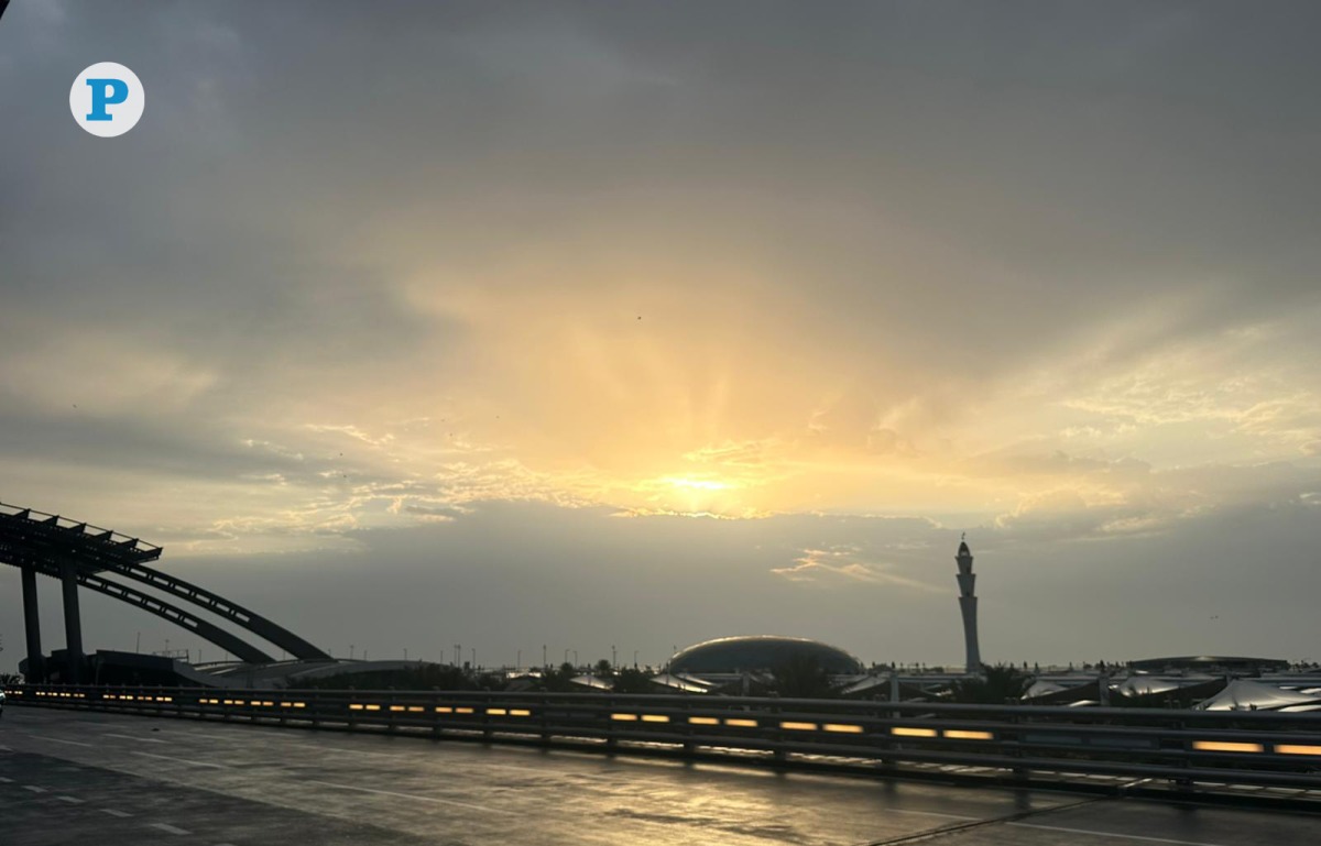 Golden hues light up the sky over Hamad International Airport as Doha wakes up to a new day. Pic by Shammas Kalathil / The Peninsula 