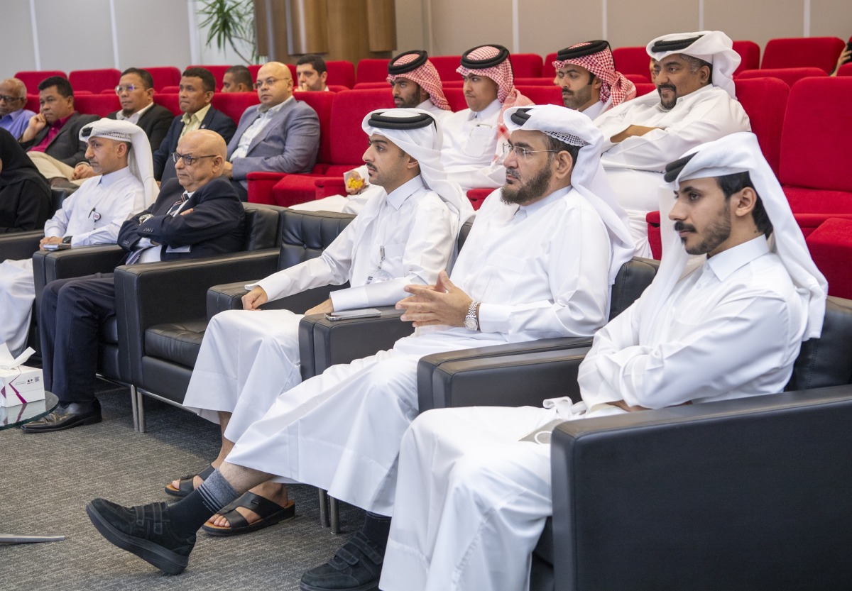 Ashghal representatives during the event.