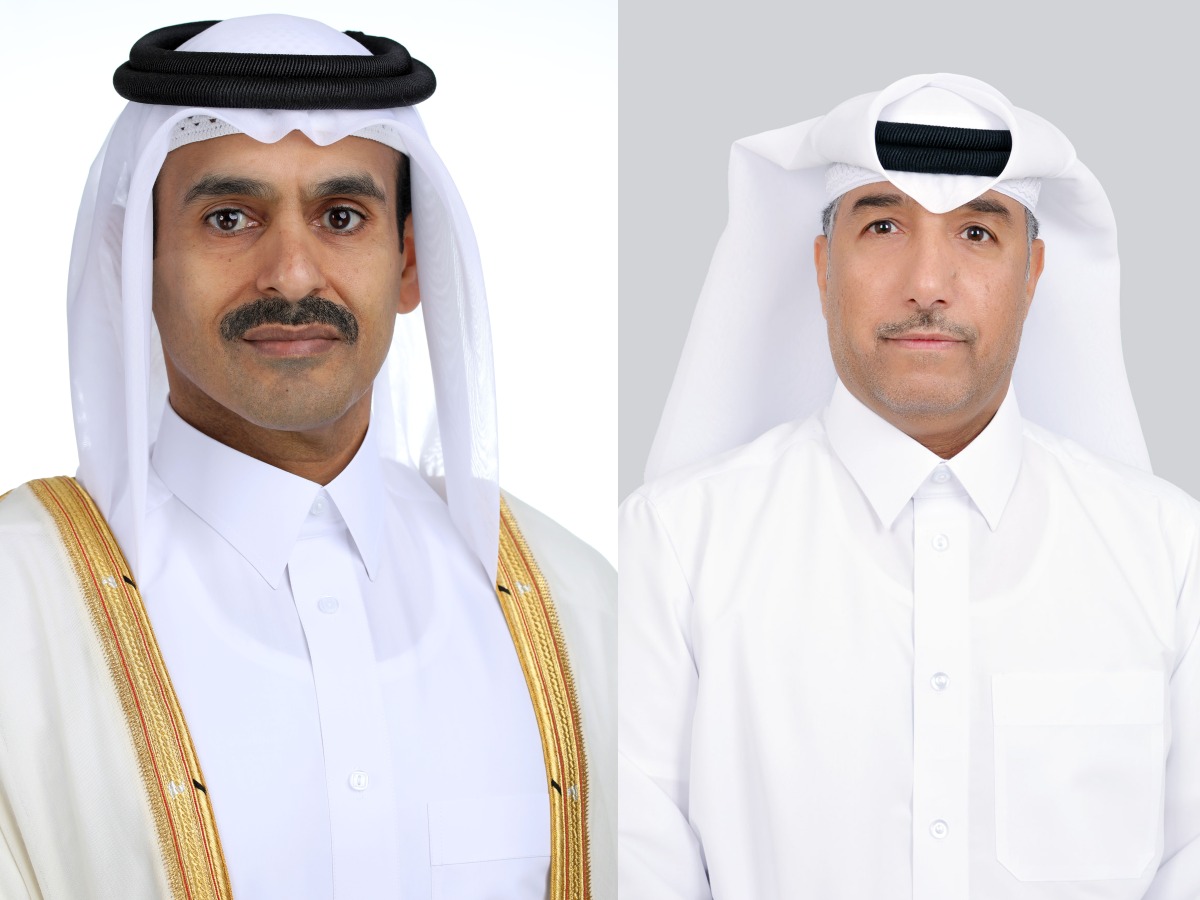 Minister of State for Energy Affairs and Chairman of Nebras Energy, H E Saad bin Sherida Al-Kaabi and Managing Director and CEO of Nebras Energy, Mohammed bin Nasser Al-Hajri.