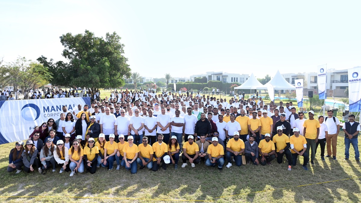 Mannai Corporation officials and employees at the NSD event.