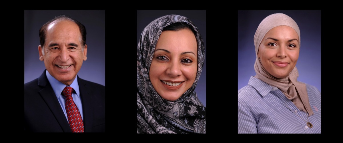 From left: Dr. Ravinder Mamtani, Dr. Sohaila Cheema, and Dr. Karima Chaabna, members of the Institute for Population Health at WCM-Q. 