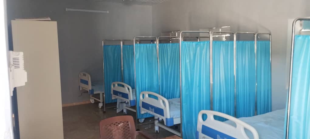 Jabalab Health Centre after completion of rehabilitation work.