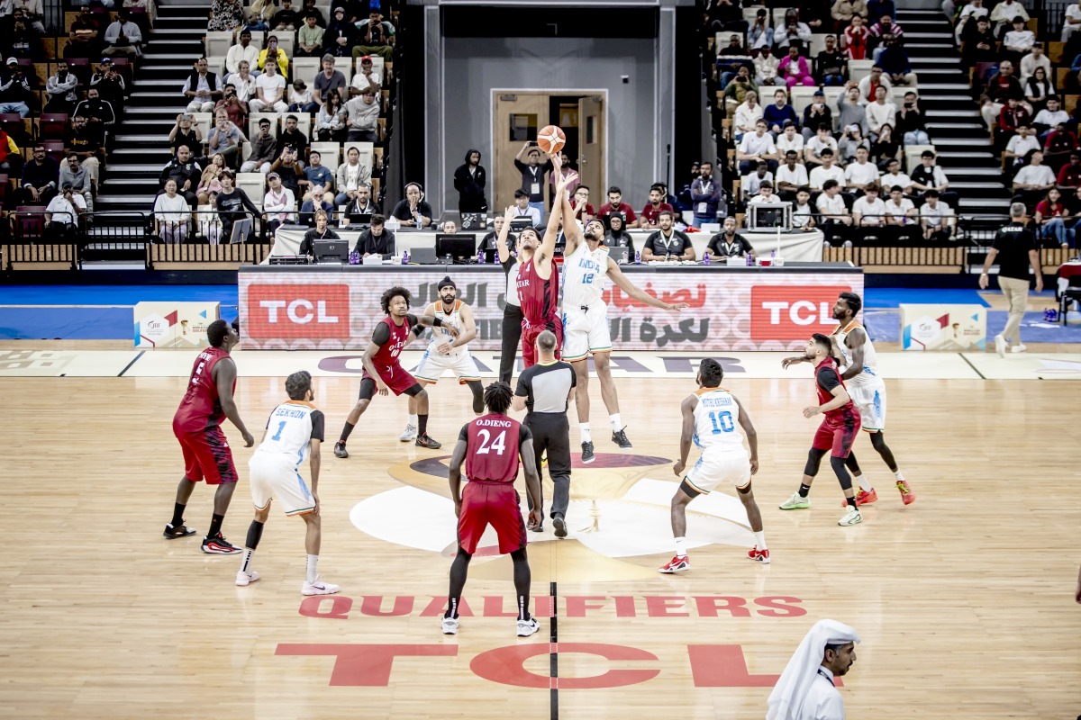 Qatar defeated India 99-73 in Lusail on February 27. 