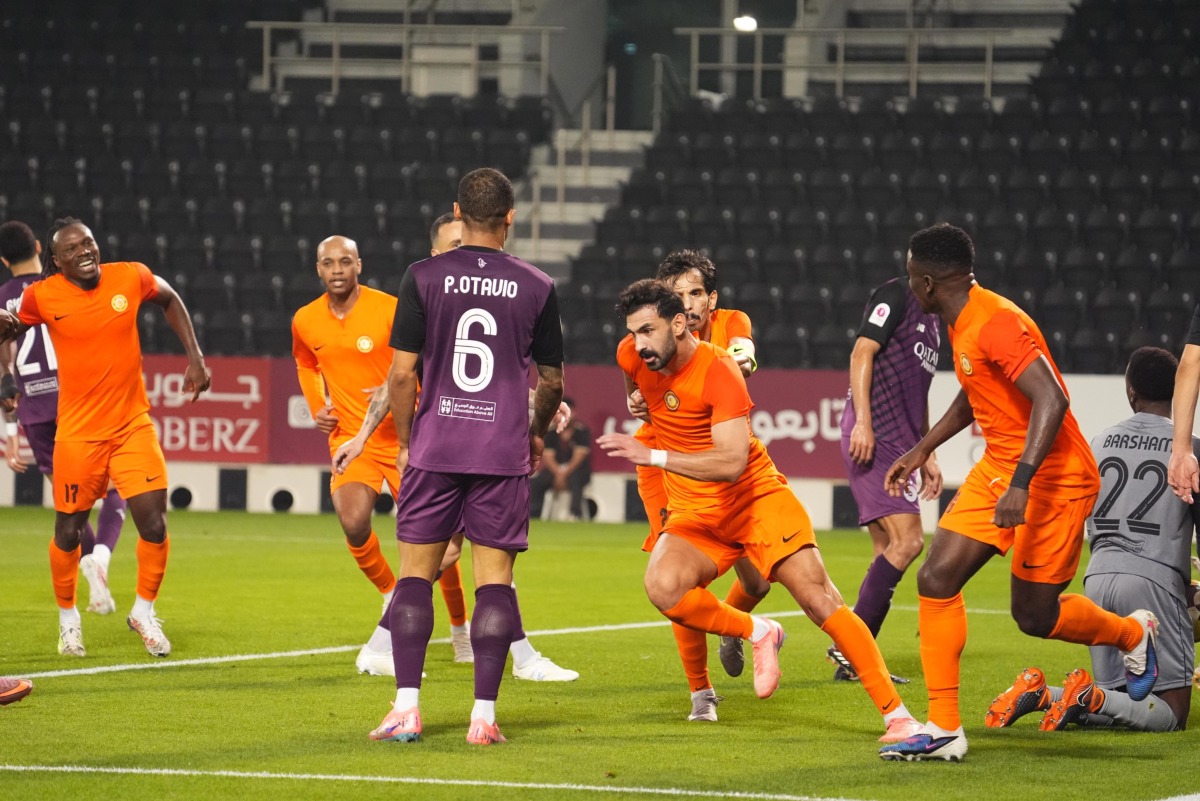Umm Salal handed title-favourites Al Sadd a shocking 5-2 defeat at the Jassim Bin Hamad Stadium. 