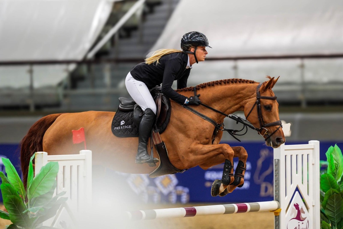 American rider Christine Vanderveen