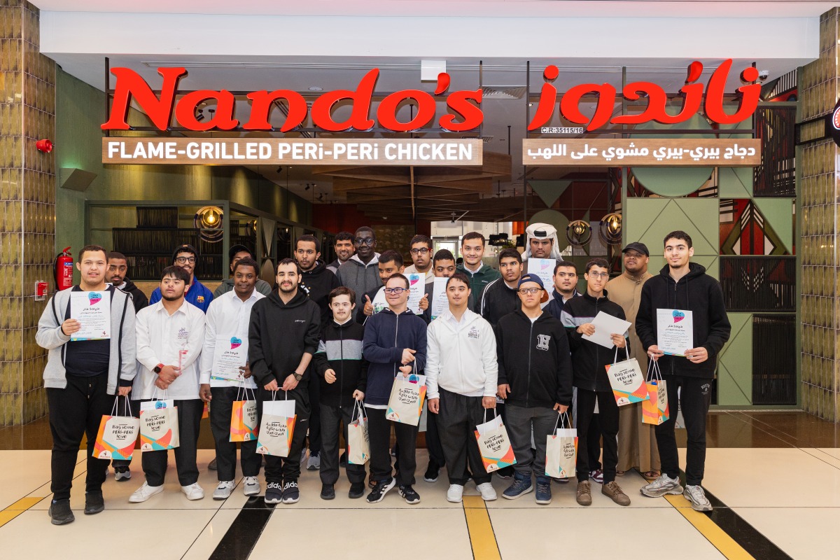 Shafallah’s group trip to Nando's restaurant.