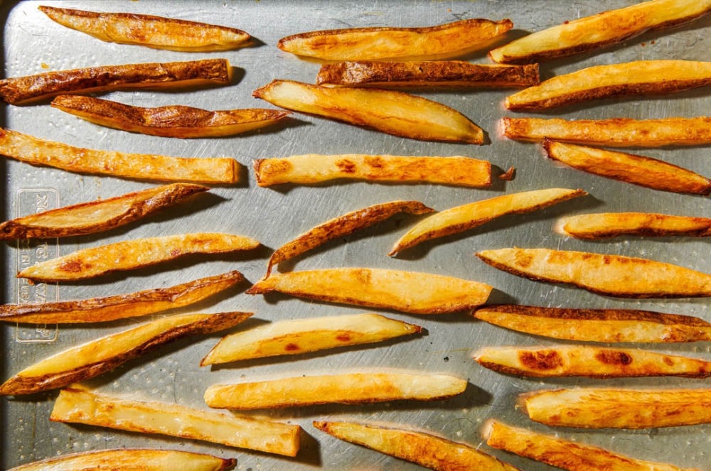 Oven fries can be the basis of a fun, filling meal. Rey Lopez for The Post; food styling by Lisa Cherkasky