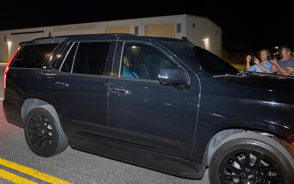 Tiger Woods is driven from the Martin County Jail after being arrested for driving under the influence after a car crash on March 27, 2026 in Stuart, Florida. Joe Raedle/Getty Images/AFP 