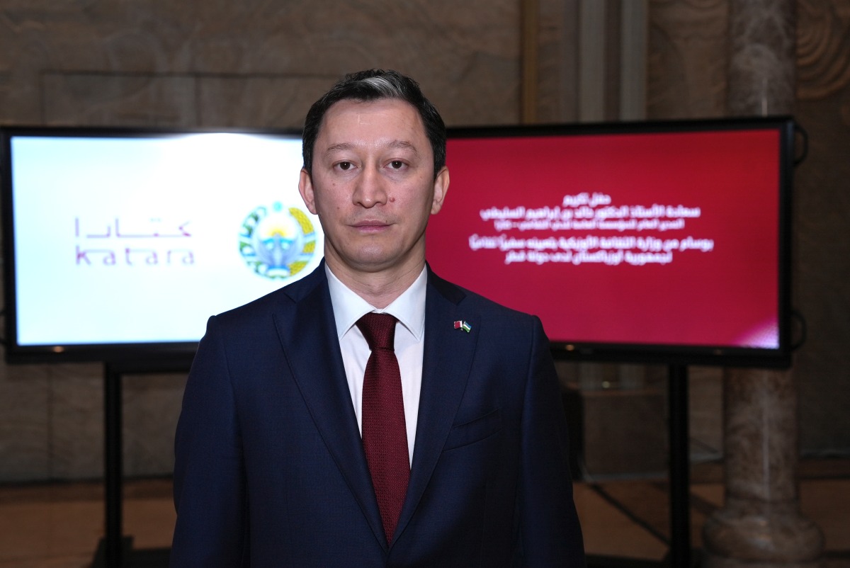 Uzbekistan’s Ambassador to Qatar, H E Ashraf Khodjaev
