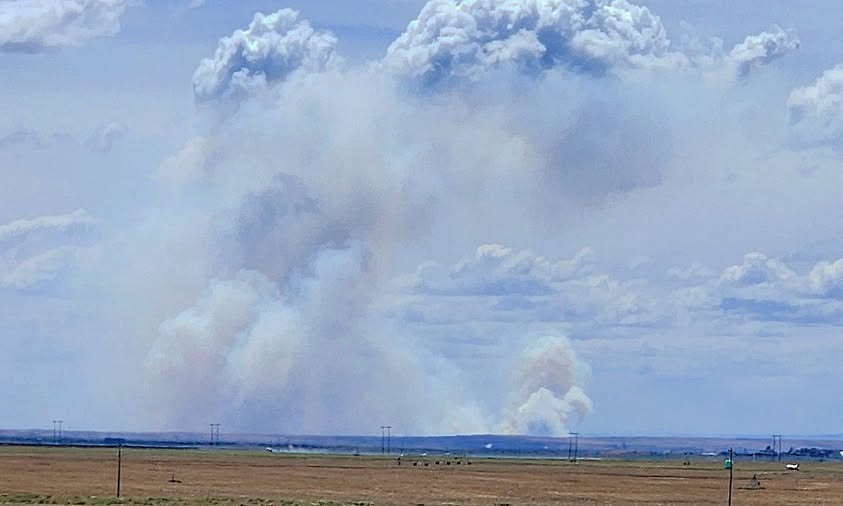 Aircraft collision over US air show downs two fighter jets. Photo by Shane Odigen