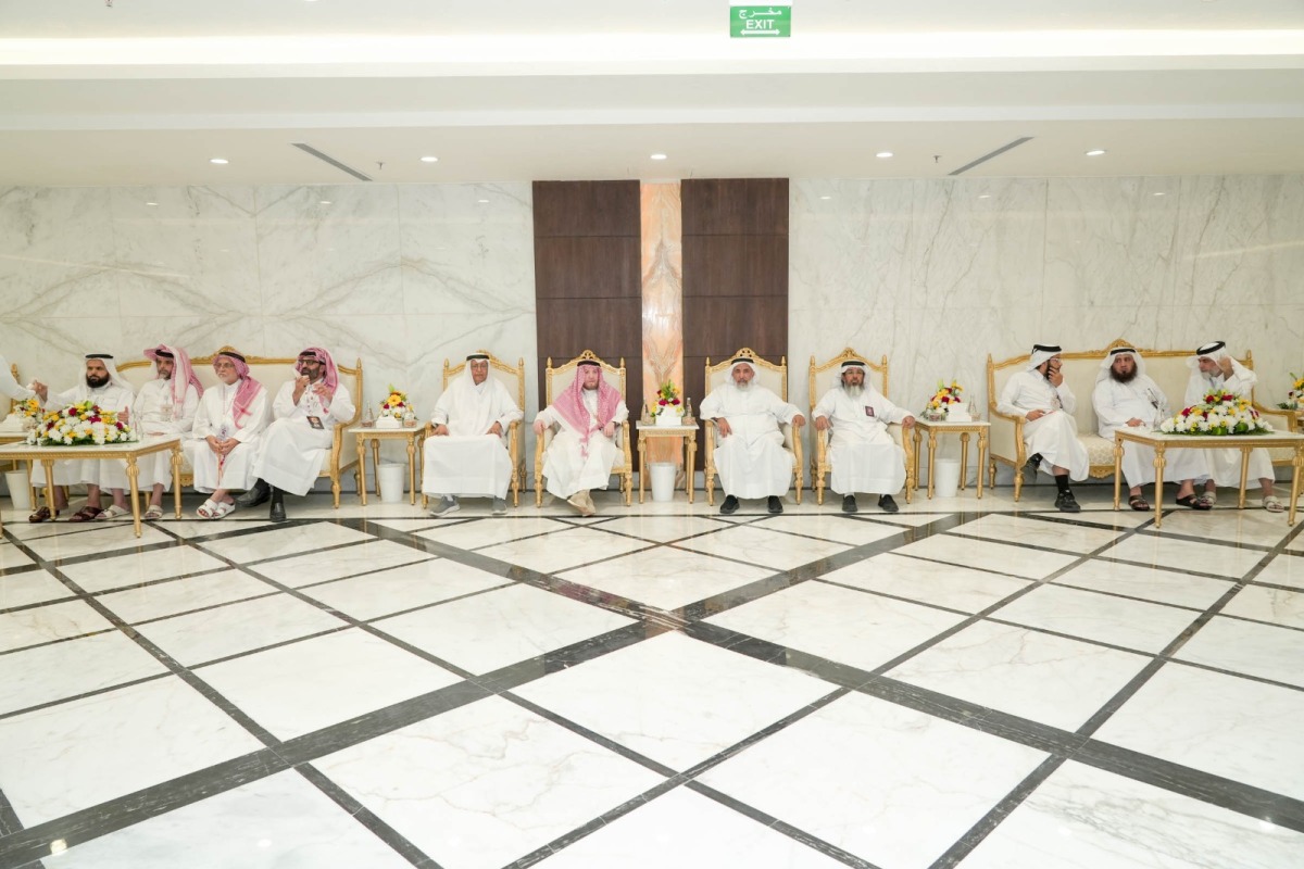 Minister of Awqaf and Islamic Affairs H E Ghanem bin Shaheen bin Ghanem Al Ghanim during a meeting with Hajj tour operators at the headquarters of Qatar Hajj Mission in Makkah, Saudi Arabia.