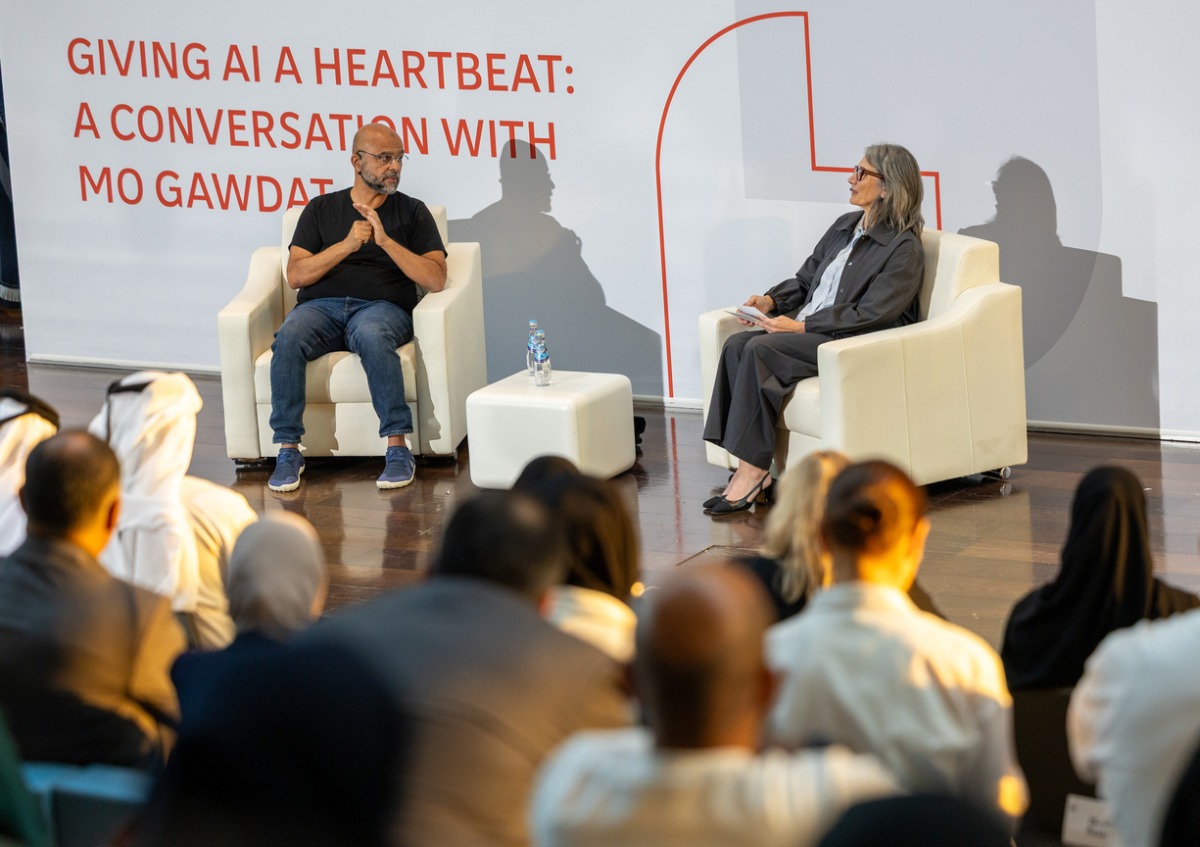 Mo Gawdat at Qatar Foundation’s Education City Speaker Series, held recently. 