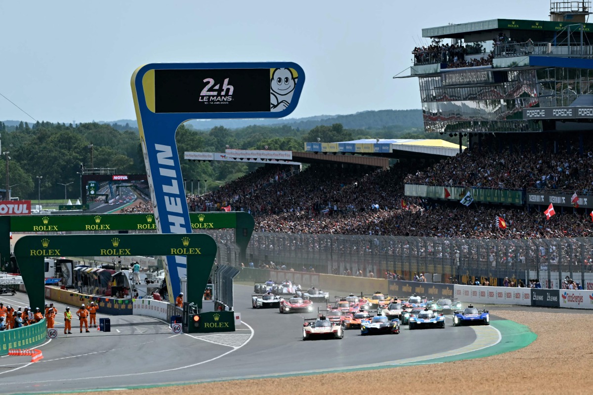 Drivers take the start of the 94th edition of the 24 Hours of Le Mans. PIC: AFP 