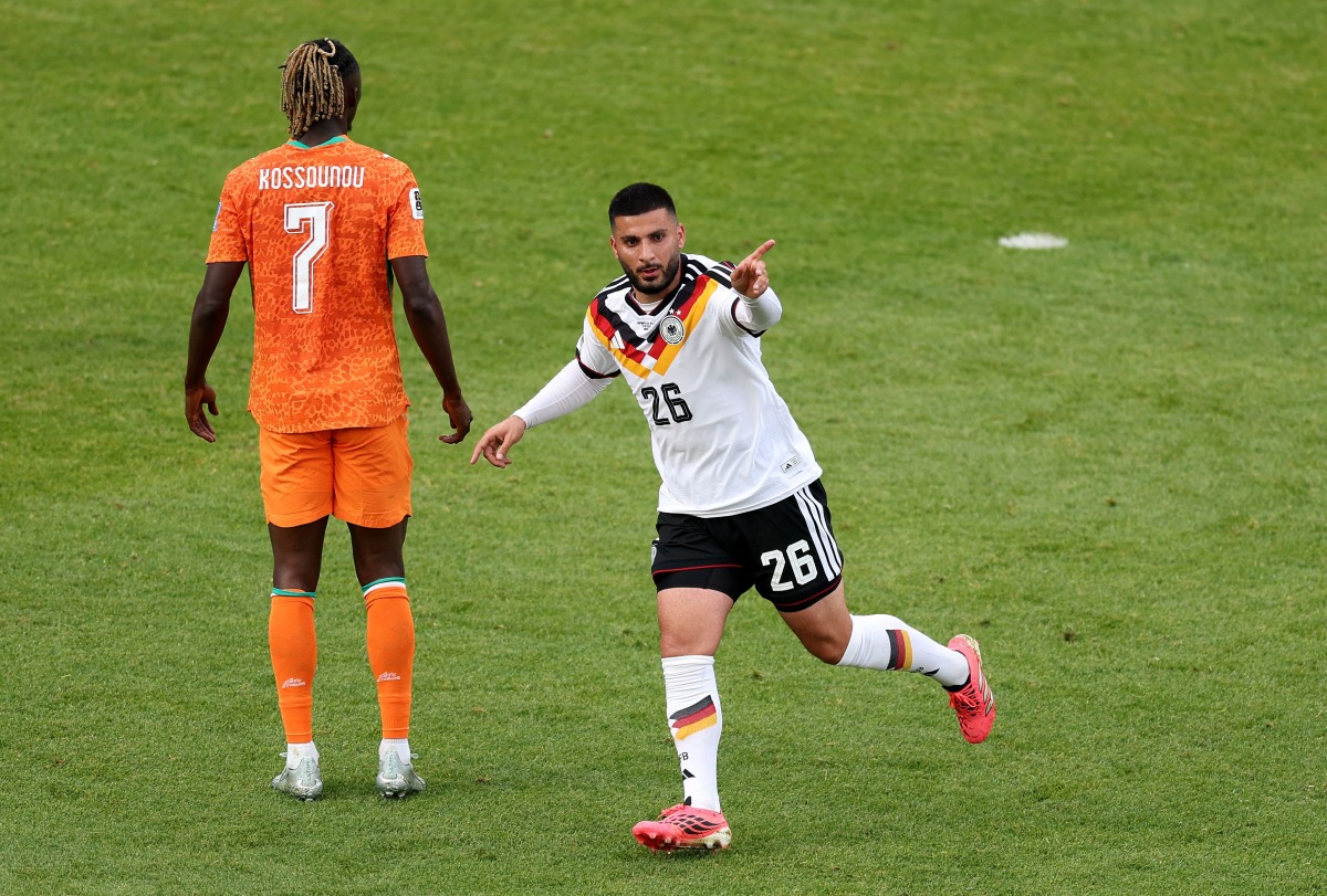 Deniz Undav #26 of Germany celebrates scoring his team's second goal during the FIFA World Cup 2026 Group E match between Germany and Cote D'Ivoire at Toronto Stadium on June 20, 2026 in Toronto, Ontario. (Photo by Megan Briggs / GETTY IMAGES NORTH AMERICA / Getty Images via AFP)