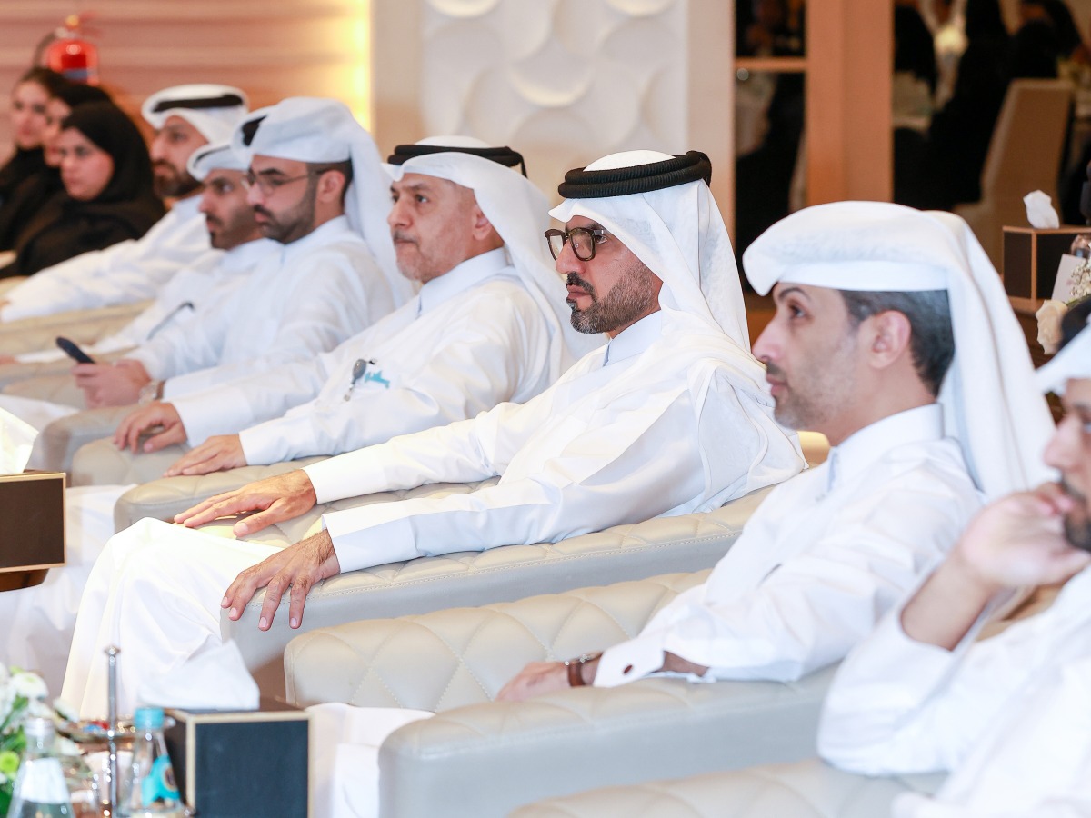 GTA President Khalifa bin Jassim Al Jaham Al-Kuwari with other officials during the graduation ceremony.
