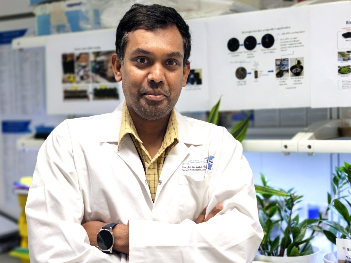 Jayaprakash Saththasivam, Senior Scientist at the Water Center of the Qatar Environment and Energy Research Institute