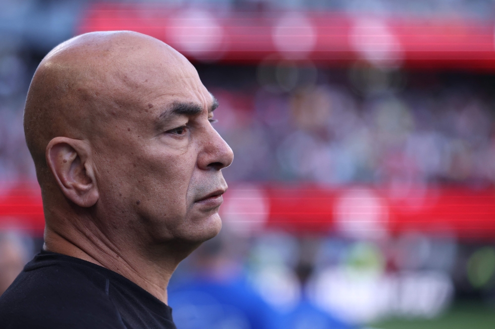 Hossam Hassan, Head Coach of Egypt, looks on before the FIFA World Cup 2026 Group G match between Egypt and IR Iran. Richard Heathcote/Getty Images/AFP 