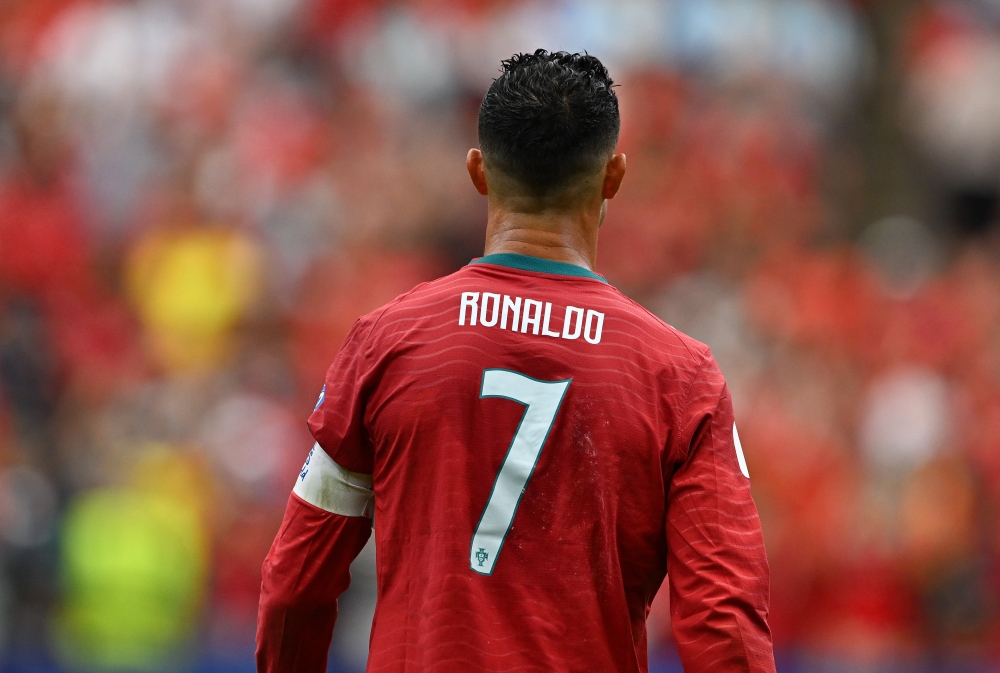 Cristiano Ronaldo of Portugal is seen after the group K match between Portugal and Uzbekistan at the 2026 FIFA World Cup at Houston Stadium in Houston, the United States, June 23, 2026. (Xinhua/Xiao Yijiu)