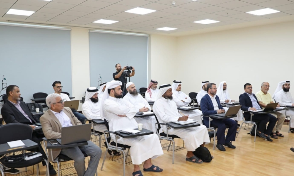Participants during the training on artificial intelligence tools.