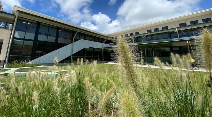 A 15-year-old boy has been taken to hospital after being allegedly stabbed at Trinity Bay State High School in Cairns. (Photo by Trinity Bay State High School/ABC News Australia)