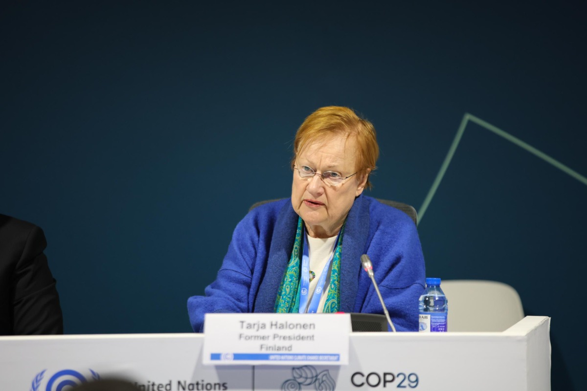  Former President of Finland Tarja Halonen