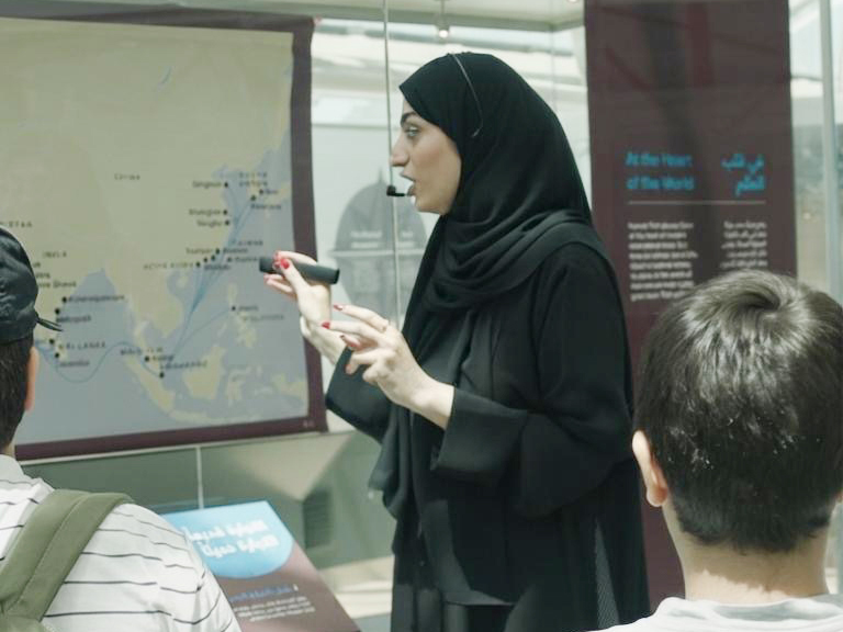 Students during a session of the Little Captain programme.
