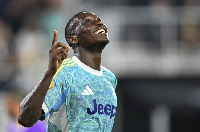 File photo of Kolo Muani in action for Juventus in the FIFA Club World Cup 2025. AFP.