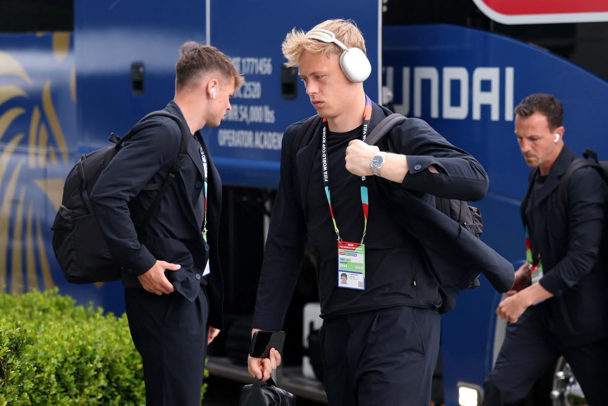 Lukas Hornicek #23 of Czechia arrives before the FIFA World Cup 2026 Group A match between Czechia and South Africa at Atlanta Stadium on June 18, 2026 in Atlanta, Georgia. Lars Baron/Getty Images/AFP 