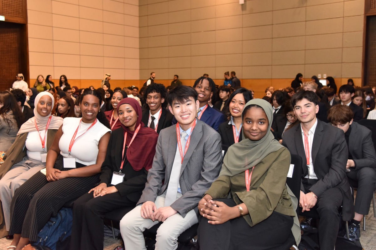 (FILE PHOTO) Participants during Harvard Model Congress Middle East 2026.