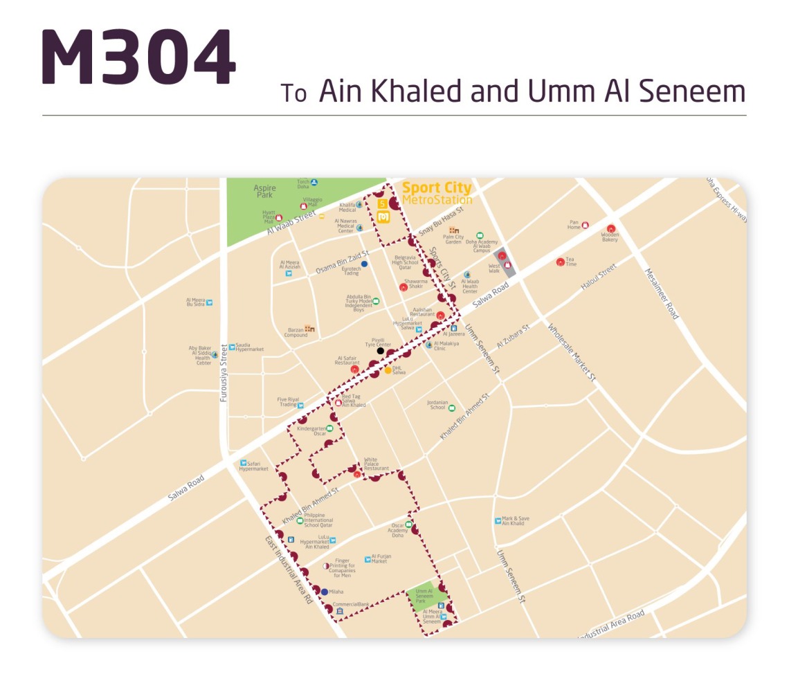 Provided route map.