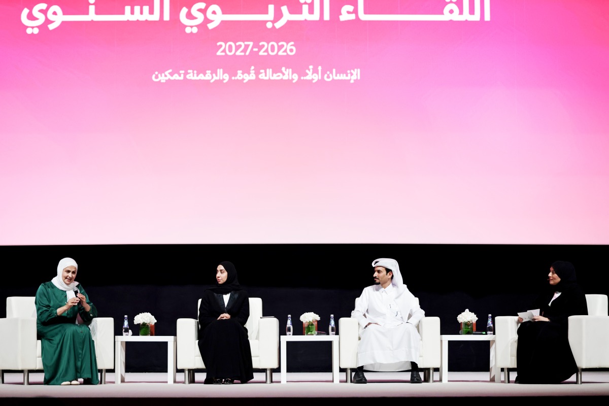 Panellists during the session held at QNCC yesterday. Pic: Salim Matramkot/The Peninsula
