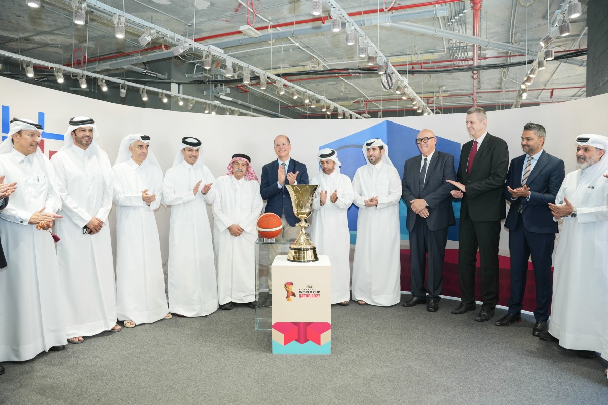 Officials during the inauguration of the exhibition yesterday.