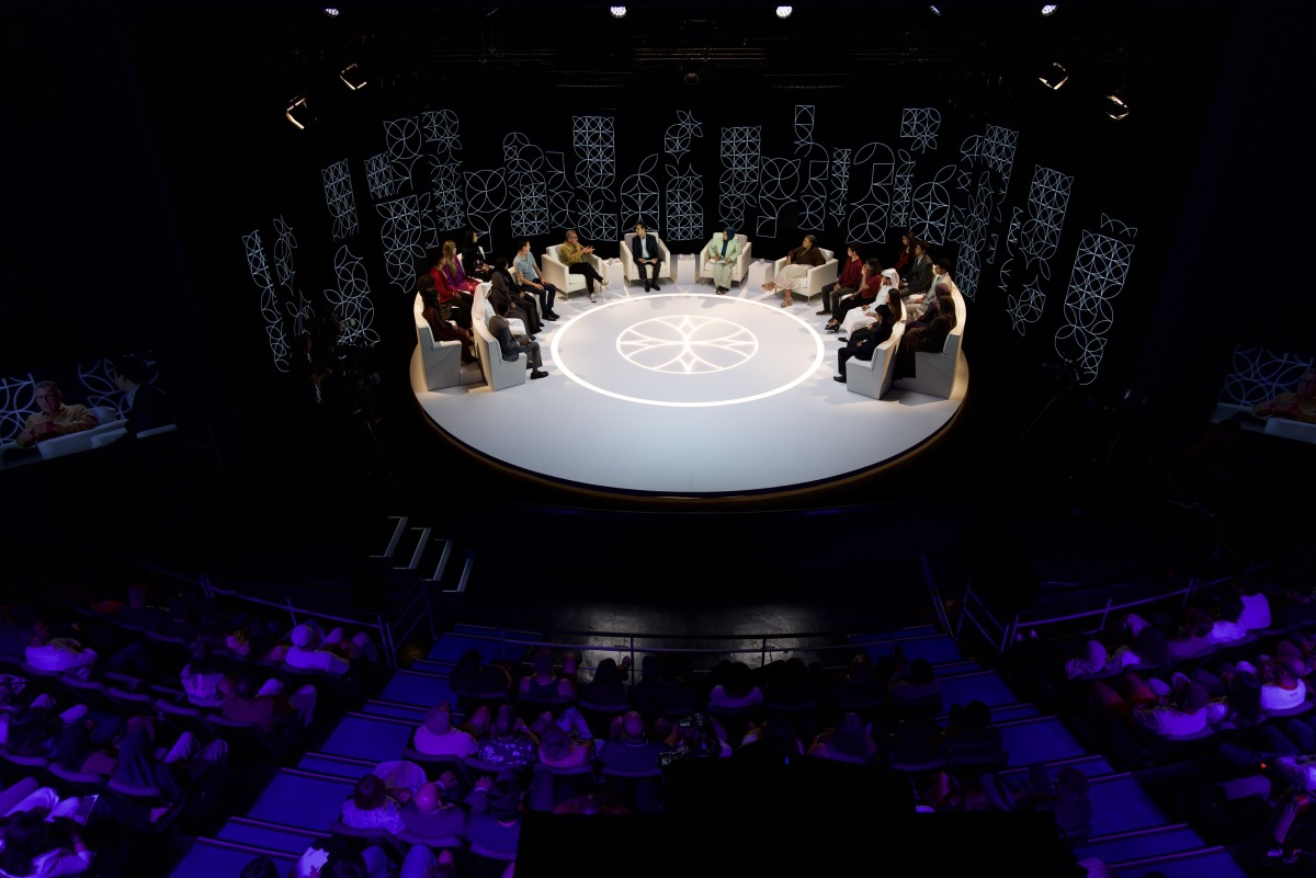 Participants during the Doha Debates' Toronto town hall. 