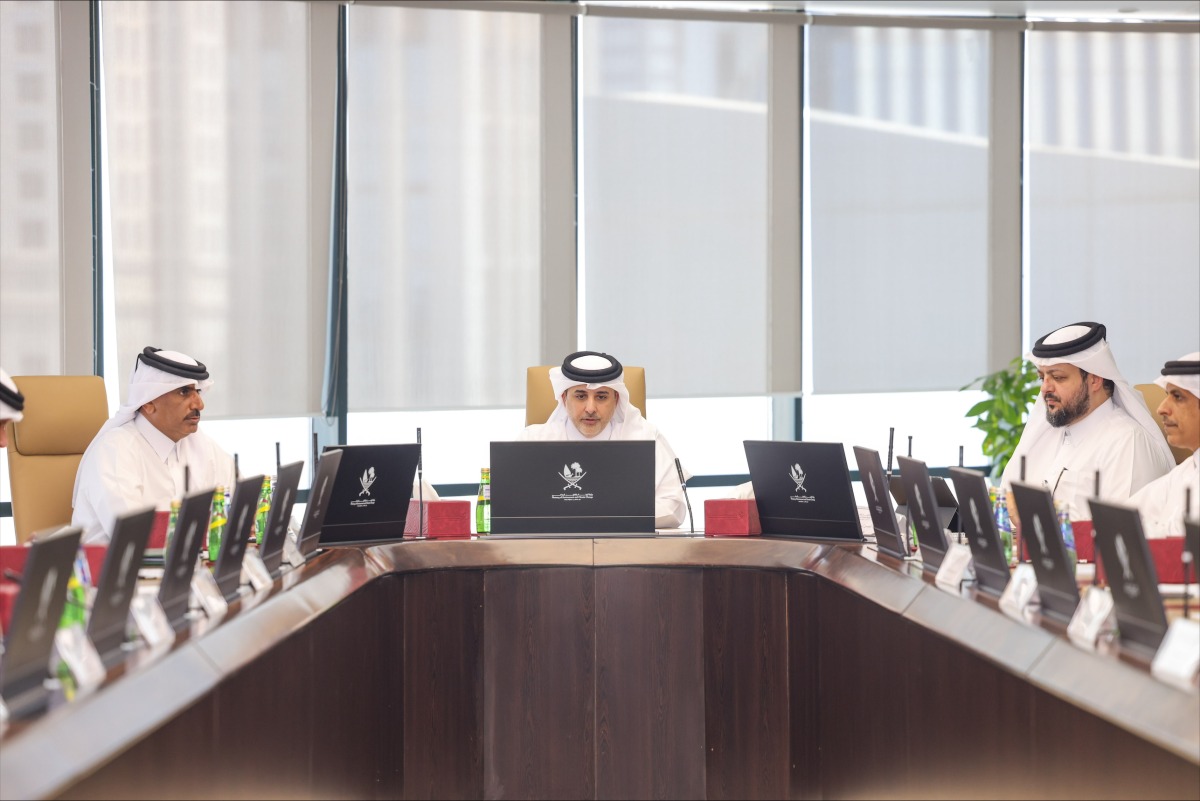 Minister of Environment and Climate Change H E Dr. Abdullah bin Abdulaziz bin Turki Al Subaie chairing the periodic meeting of the ministry’s leadership.
