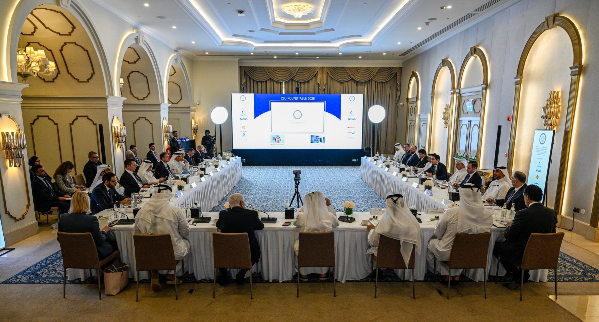 Experts during the Al-Attiyah Foundation’s third CEO Roundtable entitled 'The New Energy Security: Building Resilient Energy Systems in an Era of Multiple Risks.'