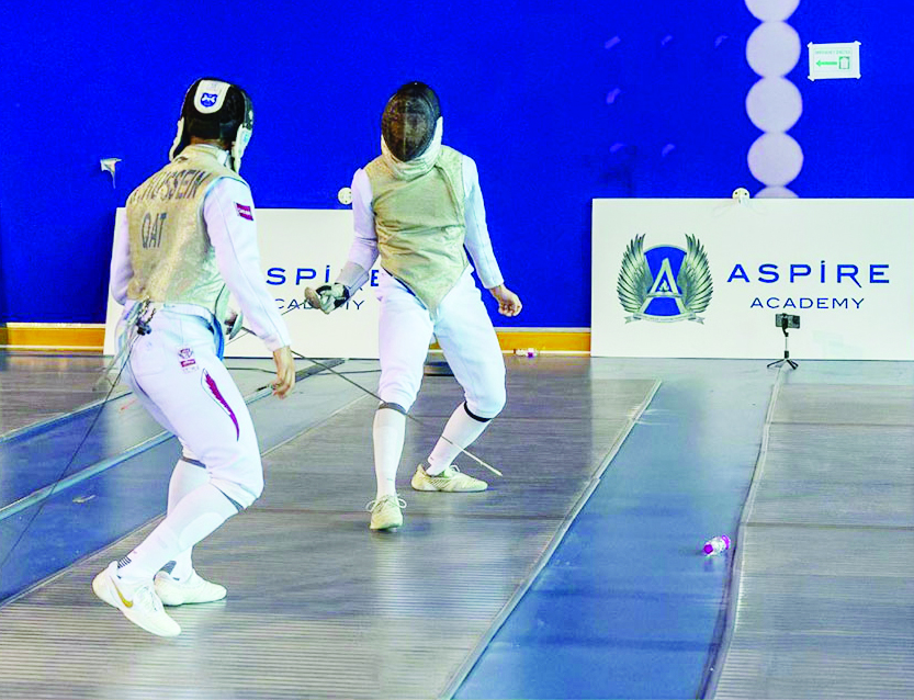 Nine fencers will represent Qatar at the Games. 