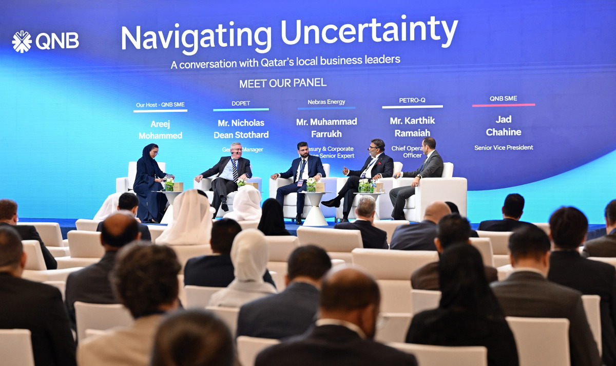 Panellists exchanging ideas during the event.