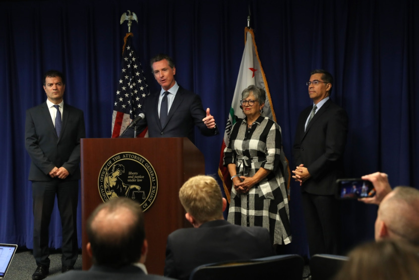 File photo of California Governor Gavin Newsom for representational purposes only.
