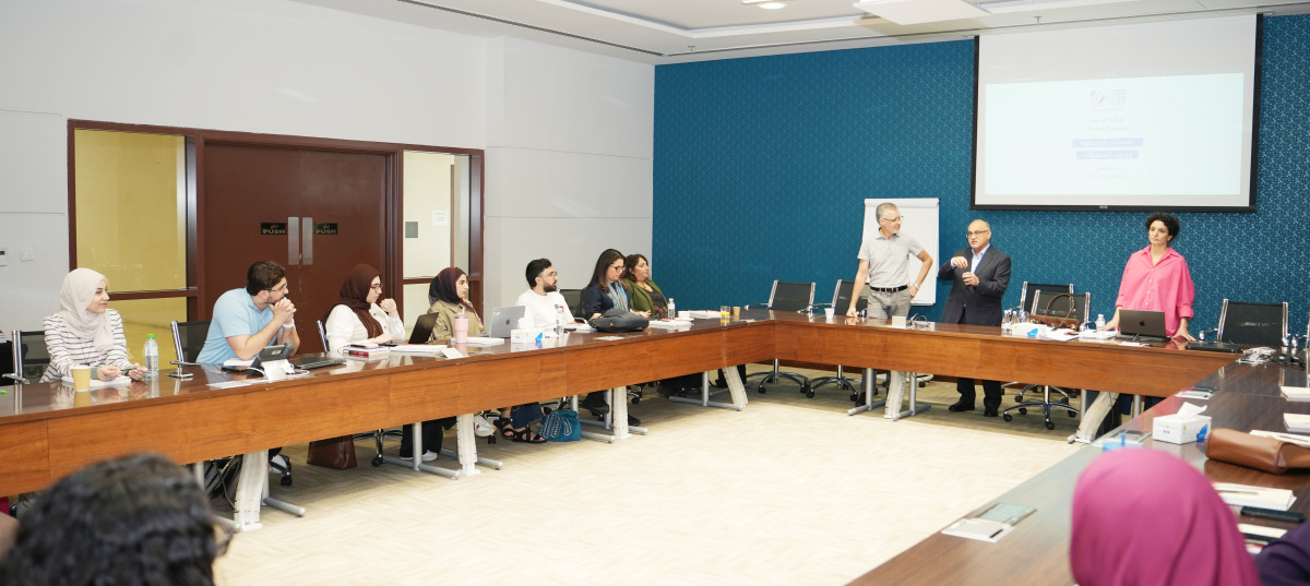 Participants during the training workshop. 