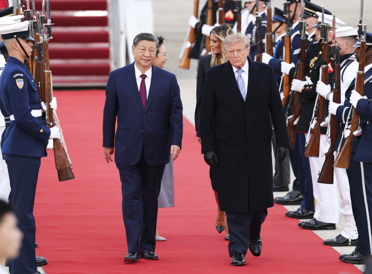 Chinese President Xi Jinping arrives at Joint Base Andrews on Sept. 23, 2026, for a state visit to the United States at the invitation of U.S. President Donald Trump.  (Xinhua/Liu Bin)