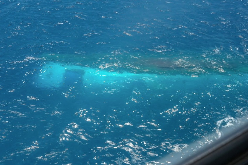 File photo of the sunken ferry.