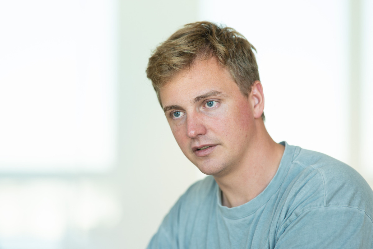 CEO of German generative AI startup Black Forest Labs, Robin Rombach, is pictured at the company's headquarters in Freiburg im Breisgau, southwestern Germany on September 15, 2026. Photo by Silas Stein / AFP