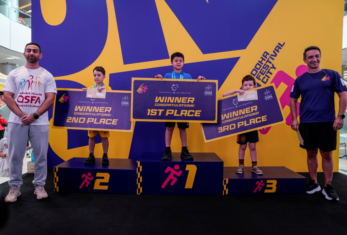 Winners in the children's category.