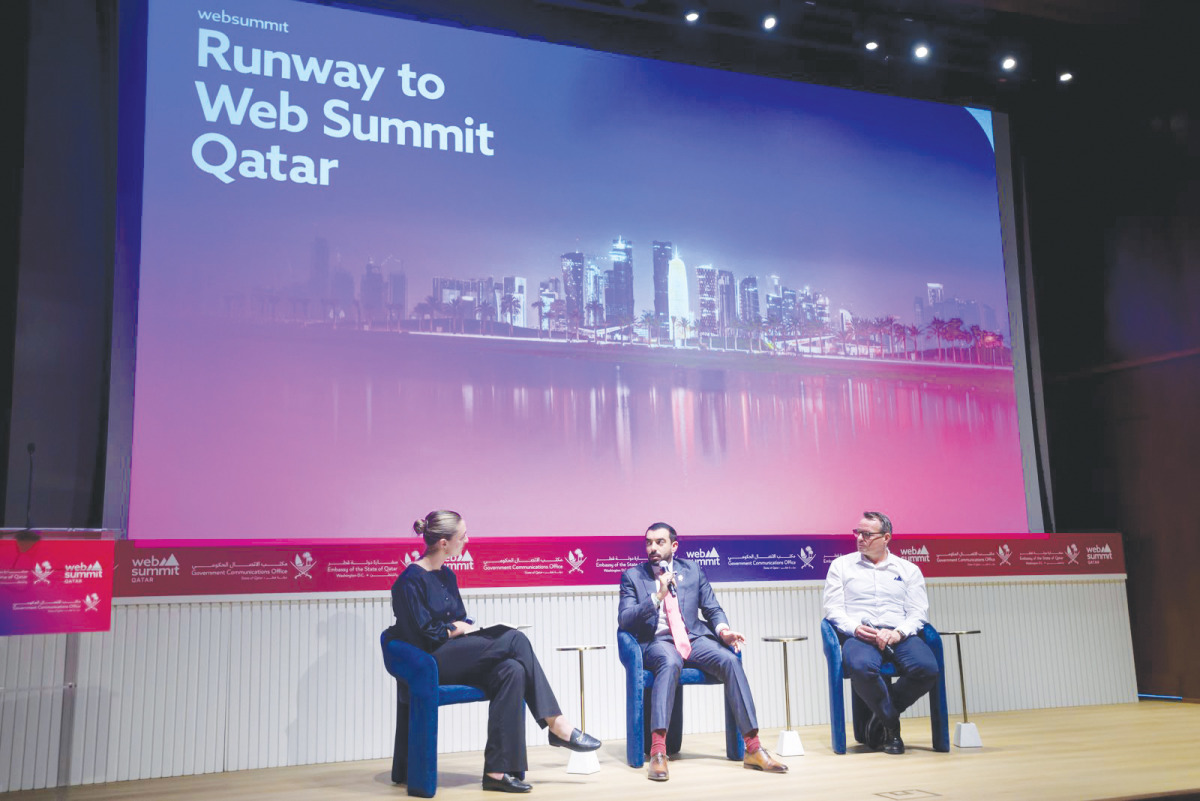 Panellists at a session during the event. 